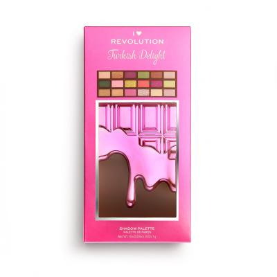 I Heart Revolution Chocolate Eyeshadow Palette Očný tieň pre ženy 18 g Odtieň Turkish Delight