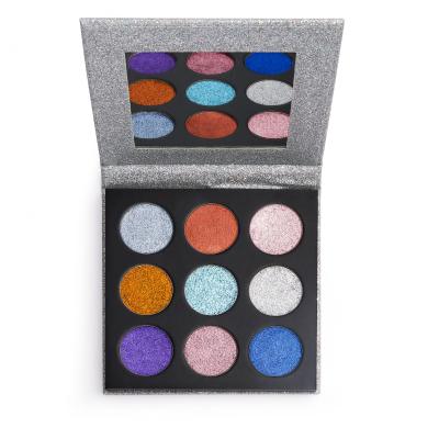 Makeup Revolution London Pressed Glitter Očný tieň pre ženy 13,5 g Odtieň Illusion