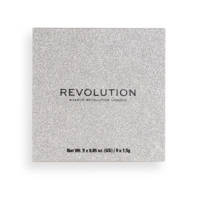 Makeup Revolution London Pressed Glitter Očný tieň pre ženy 13,5 g Odtieň Illusion