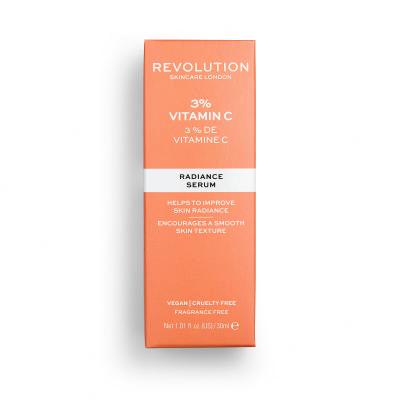 Revolution Skincare Vitamin C 3% Radiance Serum Pleťové sérum pre ženy 30 ml