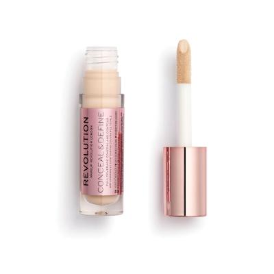 Makeup Revolution London Conceal &amp; Define Korektor pre ženy 4 g Odtieň C2.5