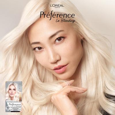 L&#039;Oréal Paris Préférence Le Blonding Farba na vlasy pre ženy 60 ml Odtieň Ultra Platinum