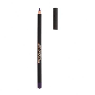 Makeup Revolution London Kohl Eyeliner Ceruzka na oči pre ženy 1,3 g Odtieň Purple