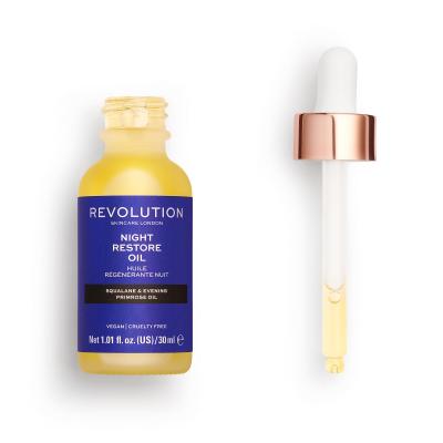 Revolution Skincare Night Restore Oil Pleťové sérum pre ženy 30 ml