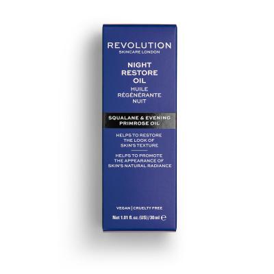 Revolution Skincare Night Restore Oil Pleťové sérum pre ženy 30 ml