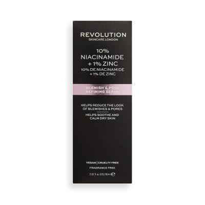 Revolution Skincare Skincare 10% Niacinamide + 1% Zinc Pleťové sérum pre ženy 60 ml