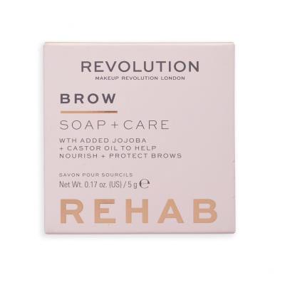 Makeup Revolution London Rehab Brow Soap + Care Gél a pomáda na obočie pre ženy 5 g