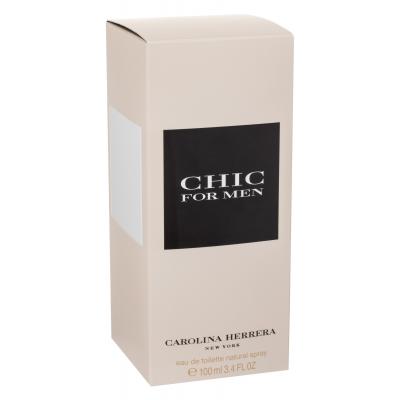 Carolina Herrera Chic Toaletná voda pre mužov 100 ml poškodená krabička