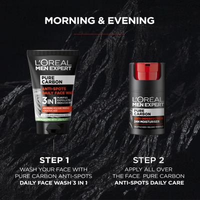 L&#039;Oréal Paris Men Expert Pure Carbon Anti-Imperfection Daily Care Denný pleťový krém pre mužov 50 ml