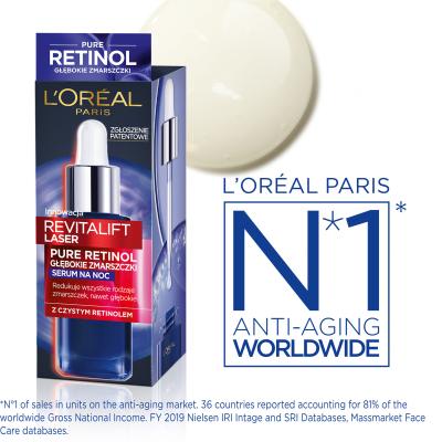 L&#039;Oréal Paris Revitalift Laser Pure Retinol Night Serum Pleťové sérum pre ženy 30 ml