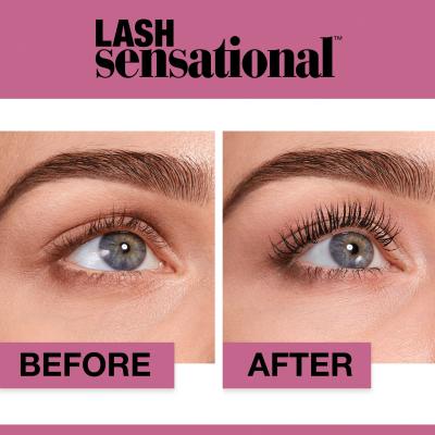 Maybelline Lash Sensational Špirála pre ženy 9,5 ml Odtieň Very Black