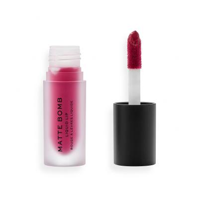 Makeup Revolution London Matte Bomb Rúž pre ženy 4,6 ml Odtieň Burgundy Star