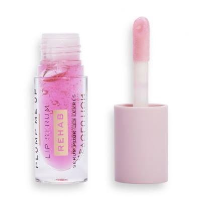 Makeup Revolution London Rehab Plump Me Up Lip Serum Olej na pery pre ženy 4,6 ml Odtieň Pink Glaze