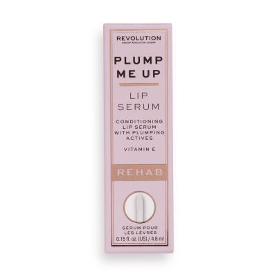 Makeup Revolution London Rehab Plump Me Up Lip Serum Olej na pery pre ženy 4,6 ml Odtieň Pink Glaze