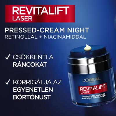 L&#039;Oréal Paris Revitalift Laser Pressed-Cream Night Nočný pleťový krém pre ženy 50 ml