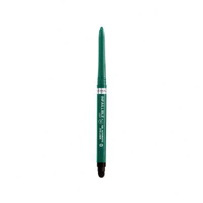 L&#039;Oréal Paris Infaillible Grip 36H Gel Automatic Eye Liner Ceruzka na oči pre ženy 1,2 g Odtieň 008 Emerald Green