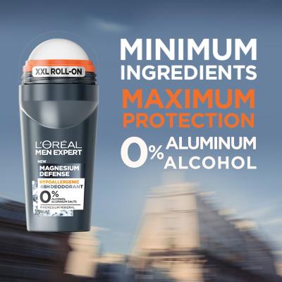 L&#039;Oréal Paris Men Expert Magnesium Defence 48H Dezodorant pre mužov 50 ml