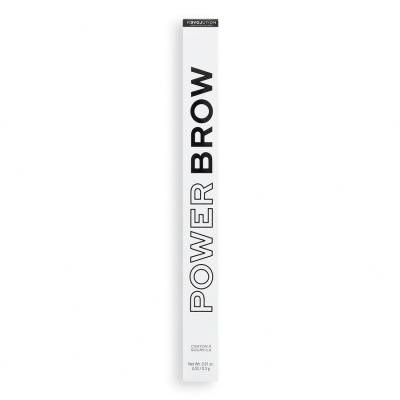 Revolution Relove Power Brow Ceruzka na obočie pre ženy 0,3 g Odtieň Dark Brown