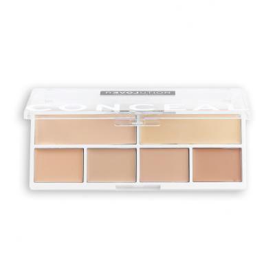 Revolution Relove Conceal Me Concealer &amp; Contour Palette Kontúrovacia paletky pre ženy 11,2 g Odtieň Fair