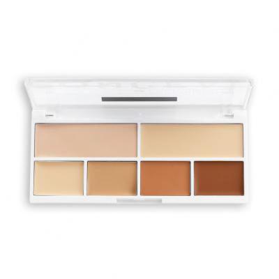 Revolution Relove Conceal Me Concealer &amp; Contour Palette Kontúrovacia paletky pre ženy 11,2 g Odtieň Light