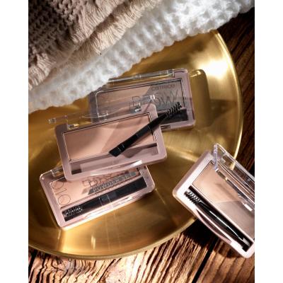 Catrice Brow Powder Set Waterproof Set a paletka na obočie pre ženy 4 g Odtieň 020 Ash Brown