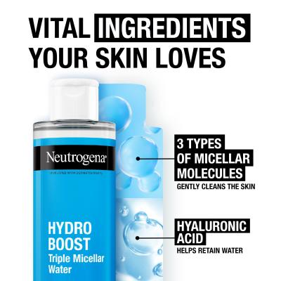 Neutrogena Hydro Boost Triple Micellar Water Micelárna voda 400 ml