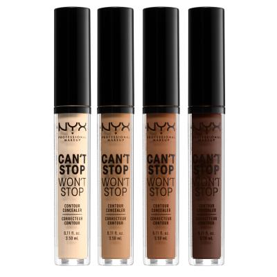 NYX Professional Makeup Can&#039;t Stop Won&#039;t Stop Contour Concealer Korektor pre ženy 3,5 ml Odtieň 1.5 Fair