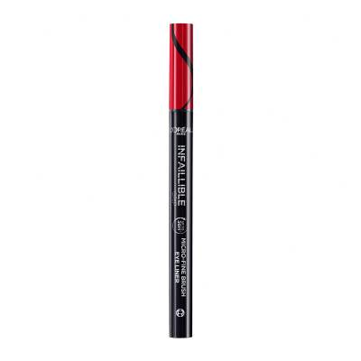 L&#039;Oréal Paris Infaillible Grip 36H Micro-Fine Brush Eye Liner Očná linka pre ženy 0,4 g Odtieň 01 Obsidian Black