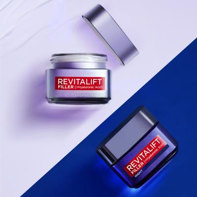 L&#039;Oréal Paris Revitalift Filler HA Duo Set Darčeková kazeta denný pleťový krém Revitalift Filler HA 50 ml + nočný pleťový krém Revitalift Filler HA 50 ml