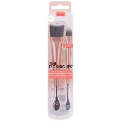 Real Techniques Prep Skincare Brush Duo Darčeková kazeta kozmetický štetec Prep RT 107 Face Brush 1 ks + kozmetický štetec Prep RT 109 Eye Brush 1 ks