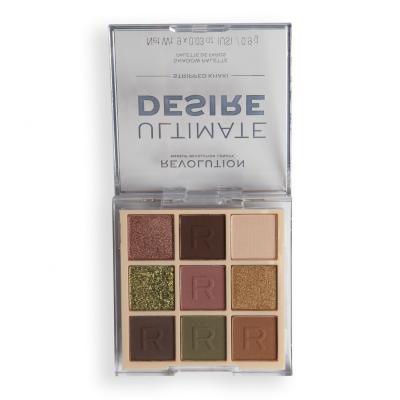 Makeup Revolution London Ultimate Desire Očný tieň pre ženy 8,1 g Odtieň Stripped Khaki