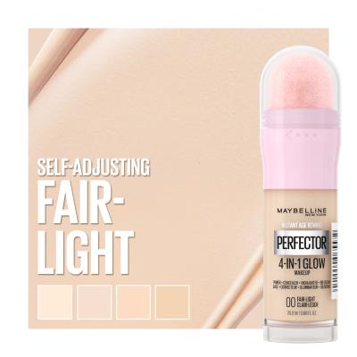 Maybelline Instant Anti-Age Perfector 4-In-1 Glow Make-up pre ženy 20 ml Odtieň 00 Fair