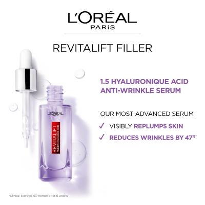 L&#039;Oréal Paris Revitalift Filler HA 1,5% Pleťové sérum pre ženy 30 ml