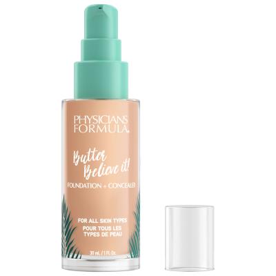 Physicians Formula Butter Believe It! Foundation + Concealer Make-up pre ženy 30 ml Odtieň Light-To-Medium