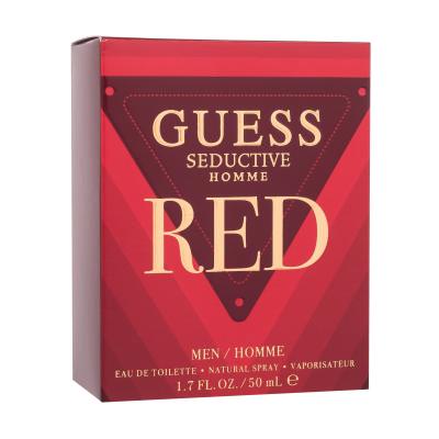 GUESS Seductive Homme Red Toaletná voda pre mužov 50 ml poškodená krabička