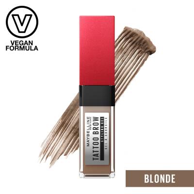 Maybelline Tattoo Brow 36H Styling Gel Gél a pomáda na obočie pre ženy 6 ml Odtieň 250 Blonde