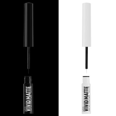 NYX Professional Makeup Vivid Matte Očná linka pre ženy 2 ml Odtieň 01 Black