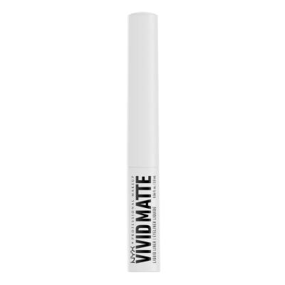 NYX Professional Makeup Vivid Matte Očná linka pre ženy 2 ml Odtieň 02 White