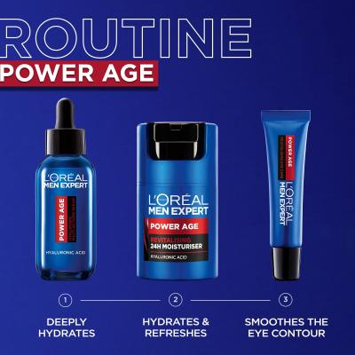 L&#039;Oréal Paris Men Expert Power Age Revitalising Eye Care Očný krém pre mužov 15 ml