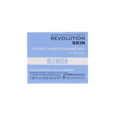 Revolution Skincare Blemish Tea Tree &amp; Hydroxycinnamic Acid Face Mask Pleťová maska pre ženy 50 ml