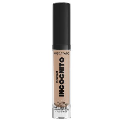 Wet n Wild MegaLast Incognito All-Day Full Coverage Concealer Korektor pre ženy 5,5 ml Odtieň Light Honey