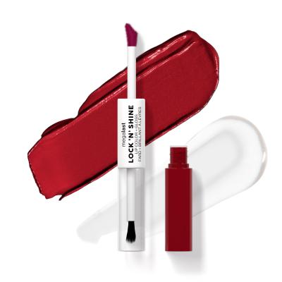 Wet n Wild MegaLast Lock &#039;N&#039; Shine Lip Color + Gloss Rúž pre ženy 4 ml Odtieň Red- Y- For Me