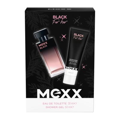 Mexx Black Darčeková kazeta toaletná voda 30 ml + sprchovací gél 50 ml