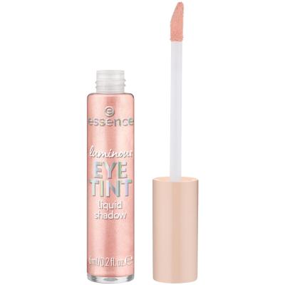 Essence Luminous Eye Tint Liquid Shadow Očný tieň pre ženy 6 ml Odtieň 01 Dazzling Rose