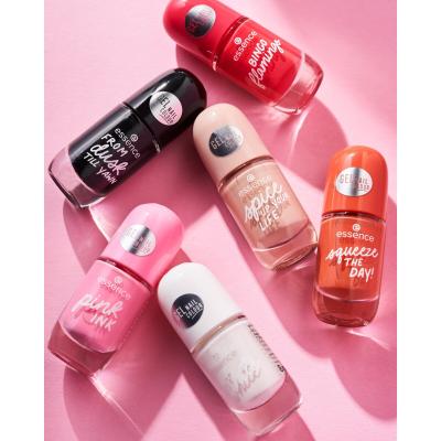 Essence Gel Nail Colour Lak na nechty pre ženy 8 ml Odtieň 13 BINGO flamingo