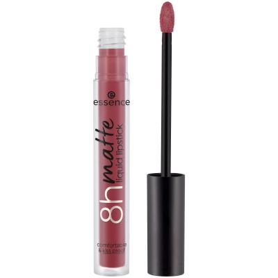 Essence 8h Matte Liquid Lipstick Rúž pre ženy 2,5 ml Odtieň 08 Dark Berry