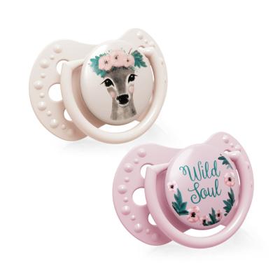 LOVI Wild Soul Dynamic Soother Girl 0-3m Cumlík pre deti 2 ks