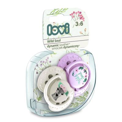 LOVI Wild Soul Dynamic Soother Girl 3-6m Cumlík pre deti 2 ks