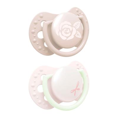 LOVI Baby Shower Dynamic miniSoother Girl 0-2m Cumlík pre deti 2 ks