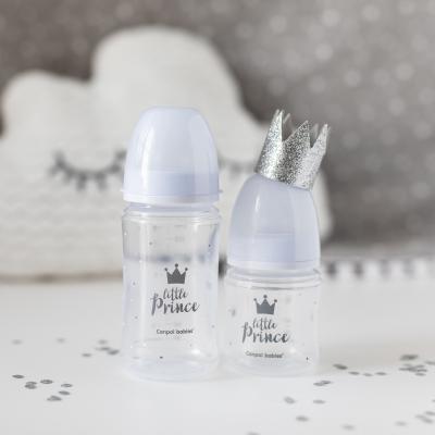 Canpol babies Royal Baby Easy Start Anti-Colic Bottle Little Prince 0m+ Dojčenská fľaša pre deti 120 ml